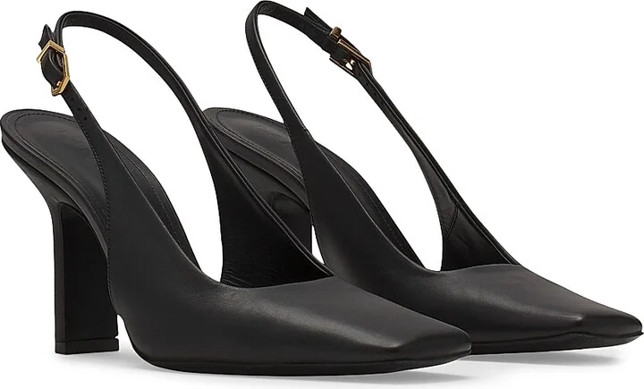 Women's Mesure Leather Pumps - Black - Size 6 - Image 2
