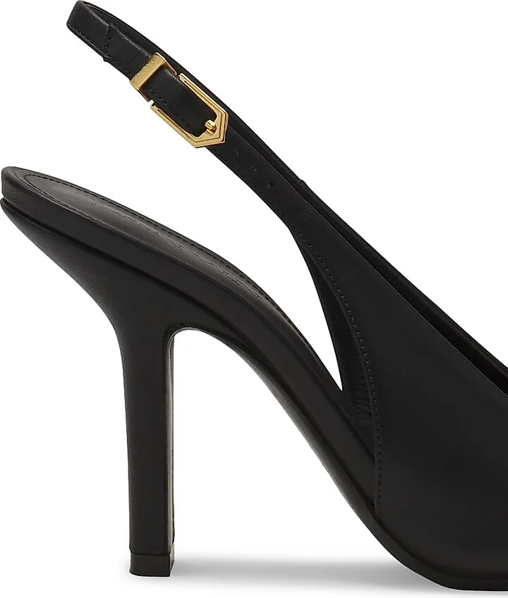 Women's Mesure Leather Pumps - Black - Size 6 - Image 5