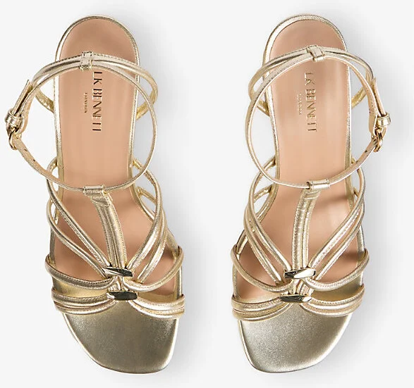 Womens Met-Silver Louise Metallic-Leather Slingback Courts Eur 40 / 7 Uk Women - Image 2