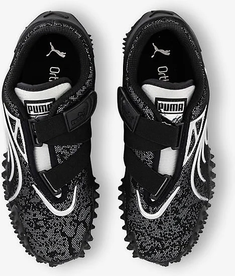 Womens Metallic Black Silver Mostro Og Woven Low-Top Trainers 4 - Image 2