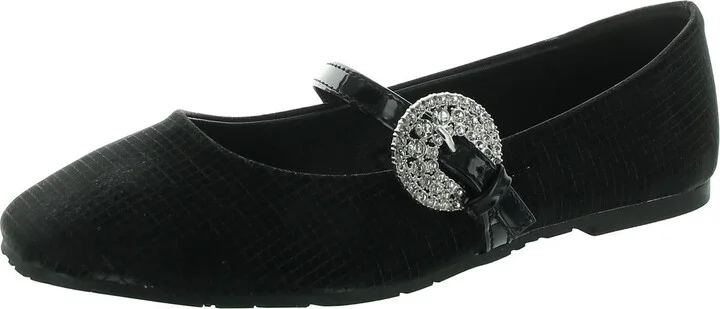 Womens Metallic Flat Shoes
