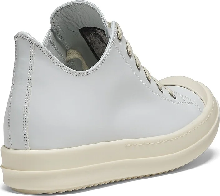 Women's Metallic Leather Low Sneakers - Gold Milk - Size 5 - Image 8