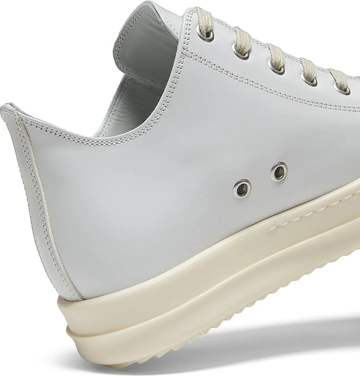Women's Metallic Leather Low Sneakers - Gold Milk - Size 5 - Image 10