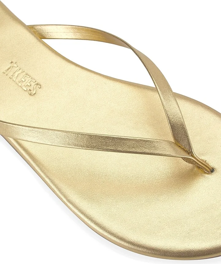 Women's Metallics Leather Flip Flops - Blink - Size 5 - Image 6