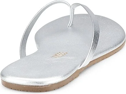 Women's Metallics Leather Flip Flops - Blink - Size 5 - Image 8