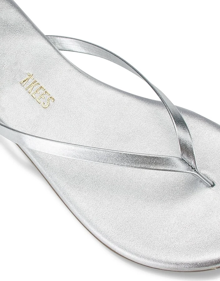 Women's Metallics Leather Flip Flops - Blink - Size 5 - Image 11