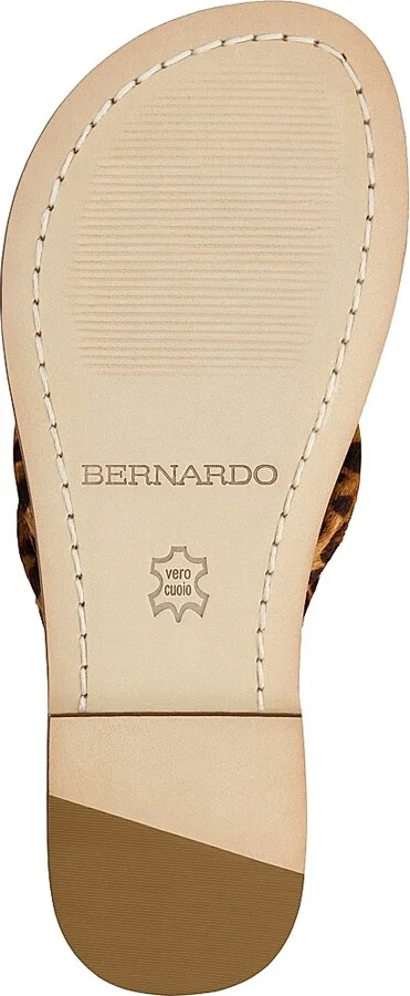 Women's Miami Haircalf Thong Sandals - Natural Leopard - Size 6 - Image 4