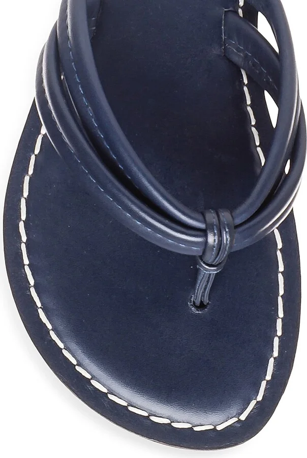 Women's Miami Leather Thong Sandals - Daisy - Size 6 - Image 8