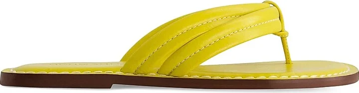Women's Miami Leather Thong Sandals - Daisy - Size 6