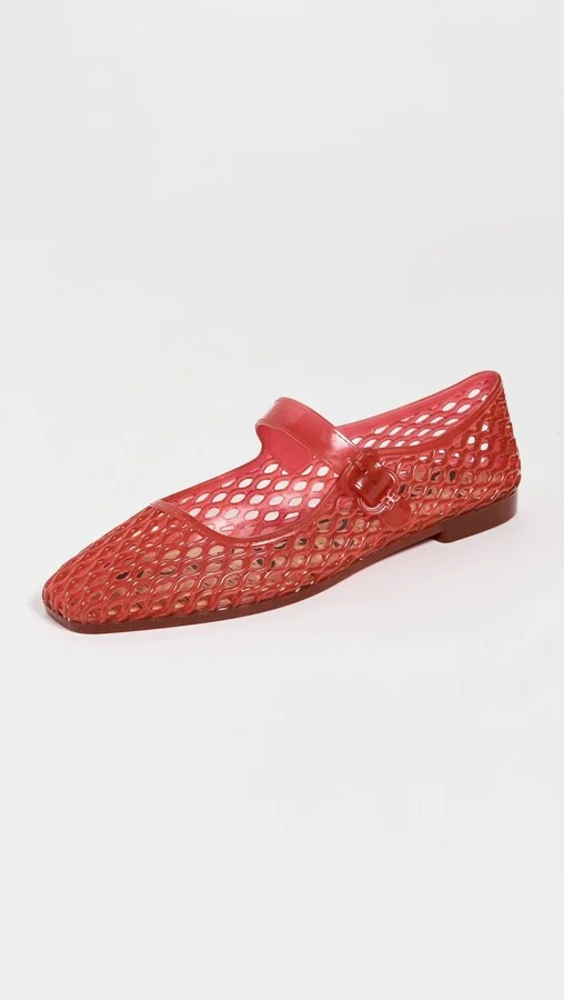 Women's Michaela Jelly Flats In Red