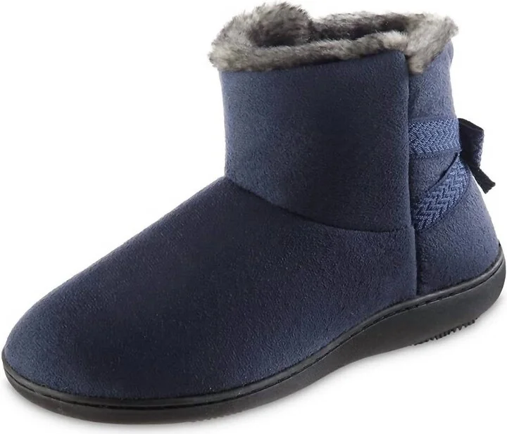 Women's Microsuede Mallory Bootie In Navy Blue