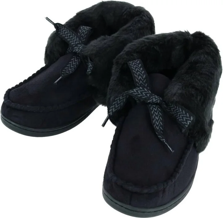 Women's Microsuede Nelly Moc Bootie In Black