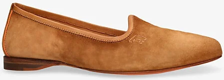 Womens Mid Brown Andrea Suede Slipper Eur 41 / 8 Uk Women