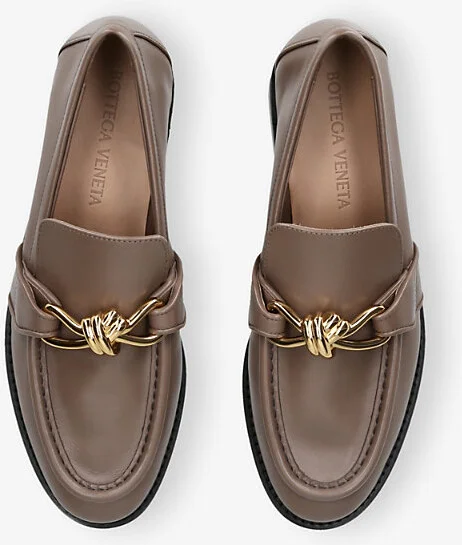 Womens Mid Brown Astaire Leather Loafers Eur 36 / 3 Uk Women - Image 2