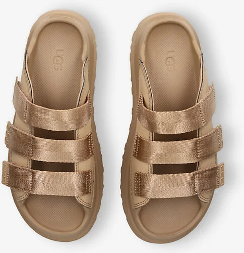 Womens Mid Brown Goldenglow Slide Woven Sandals Eur 40 / 7 Uk Women - Image 2