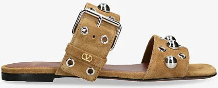 Womens Mid Brown Nellcôte Suede Sandals Eur 40 / 7 Uk Women