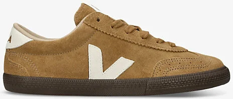 Womens Mid Brown Volley Suede Low-Top Trainers Eur 36 / 3 Uk Women