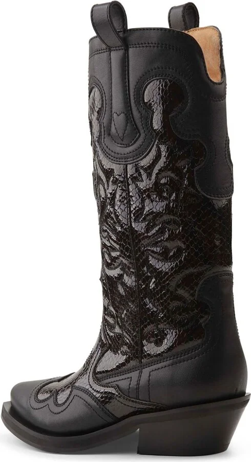Women's Mid Shaft Embroidered Western Boots - Image 2