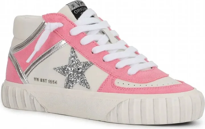 Women's Mid Top Sneakers In Always Pink Pop