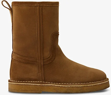 Womens Miel Texas Contrast-Stitch Leather Calf Boots Eur 41 / 8 Uk Women