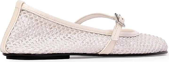 Women's Mika Mesh Ballerina Flats - Coconut Mesh - Size 6 - Image 3