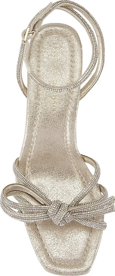 Women's Mikel Crystal-Embellished Suede Sandals - Cappuccino - Size 5 - Image 5