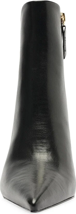 Women's Mikki 85MM Leather Stiletto Booties - Black - Size 5 - Image 6
