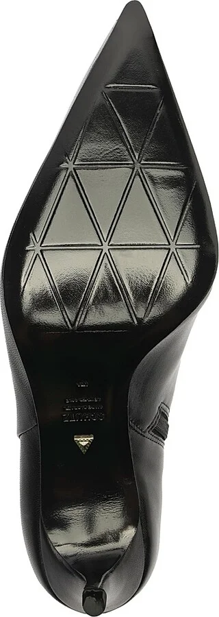 Women's Mikki 85MM Leather Stiletto Booties - Black - Size 5 - Image 8