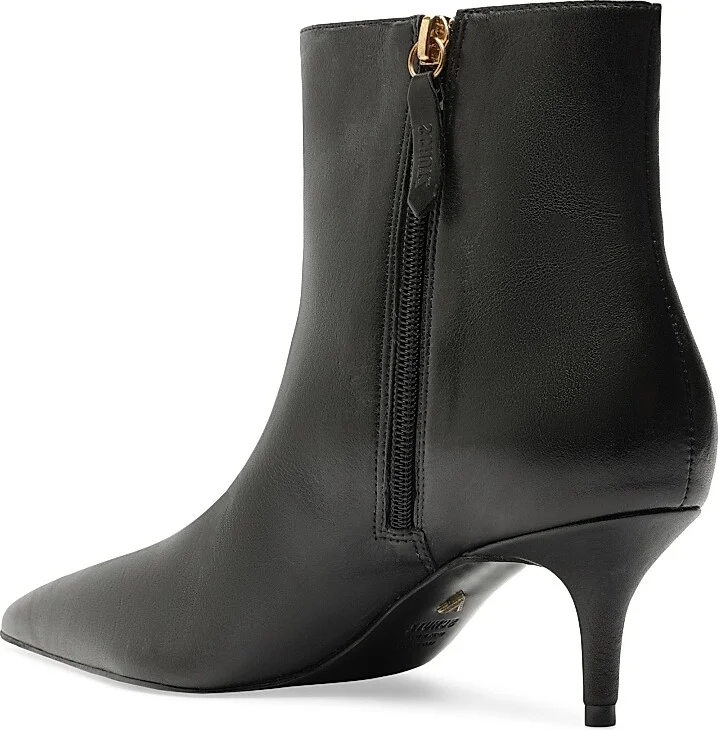 Women's Mikki Mid 65MM Leather Stiletto Booties - Black - Size 5 - Image 5