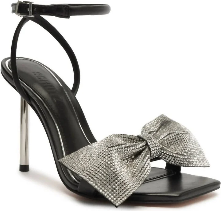 Women's Mila Nappa Leather Sandal In Black