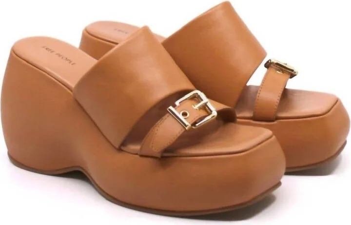 Women's Mila Wedge Sandal In Vachetta