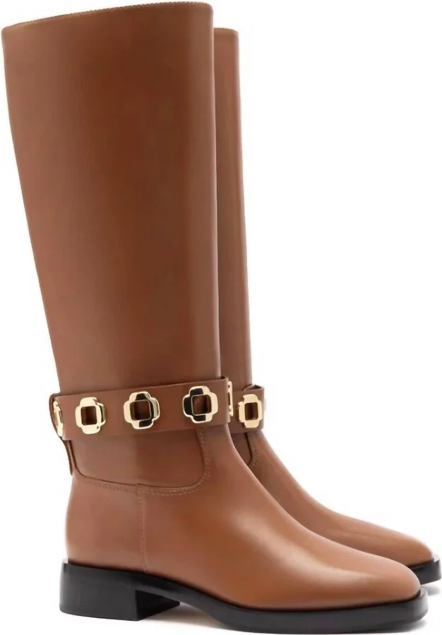 Women's Milan Flat Boot In Caramel