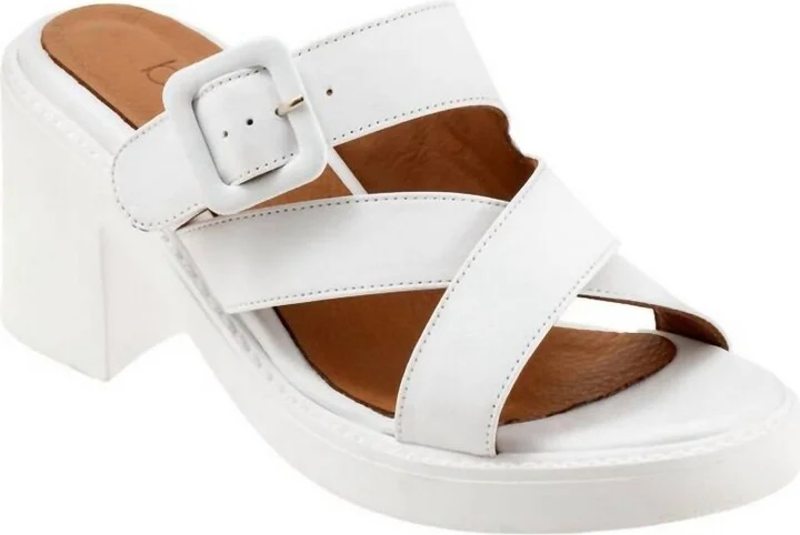 Women's Milan Heels In White