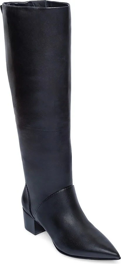 Women's Milano Knee-High Pointed Toe Boots - Black - Size 8 - Image 2