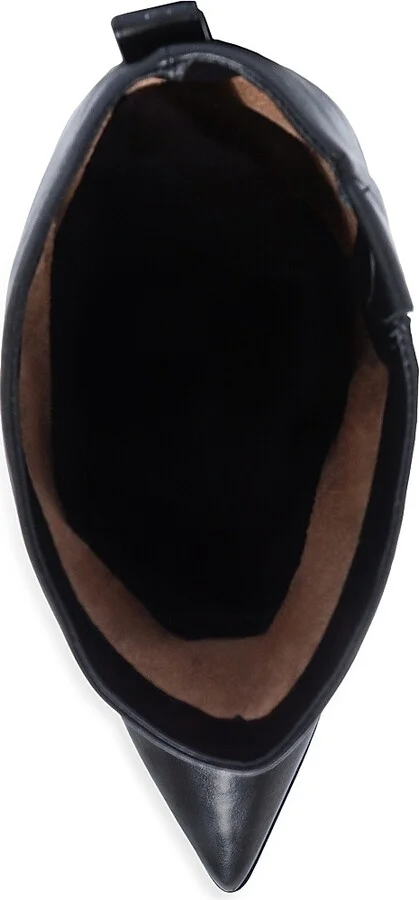 Women's Milano Knee-High Pointed Toe Boots - Black - Size 8 - Image 3