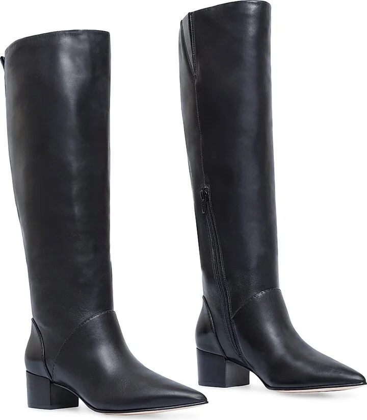 Women's Milano Knee-High Pointed Toe Boots - Black - Size 8 - Image 8