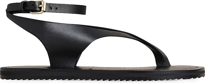 Women's Millar Leather Sandals - Black - Size 7