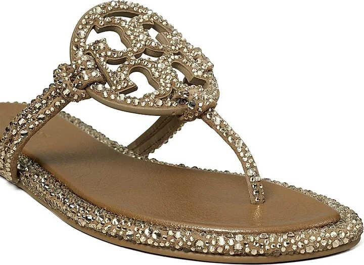 Women's Miller Knotted Flip-Flop Sandals - Wild Mushroom - Size 10 - Image 4