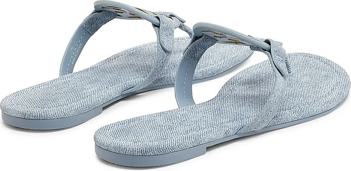 Women's Miller Logo Strap Sandals - Blue Cloud - Size 5 - Image 3