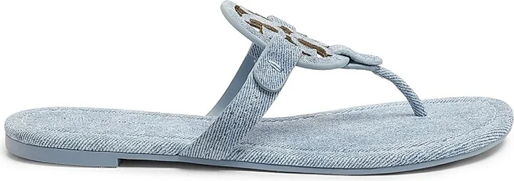 Women's Miller Logo Strap Sandals - Blue Cloud - Size 5