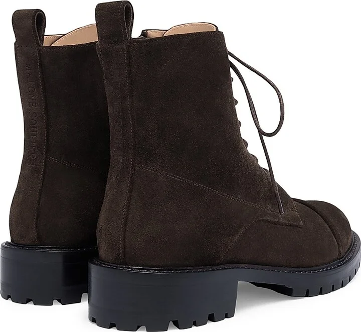 Women's Miller Suede Combat Boots - Ebony Ebony - Size 11 - Image 3