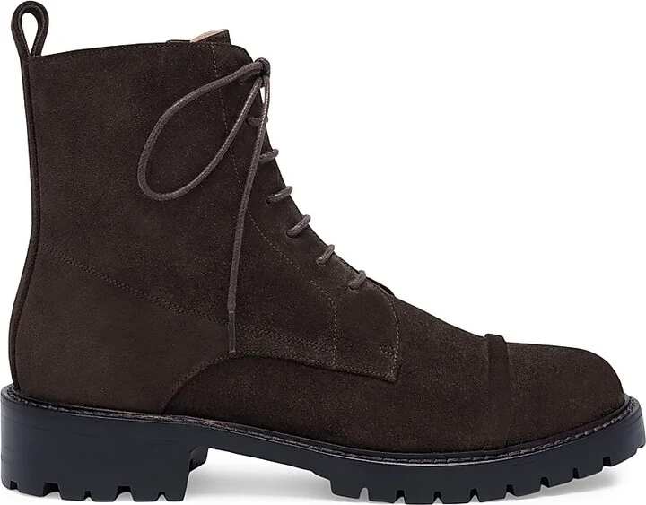Women's Miller Suede Combat Boots - Ebony Ebony - Size 11