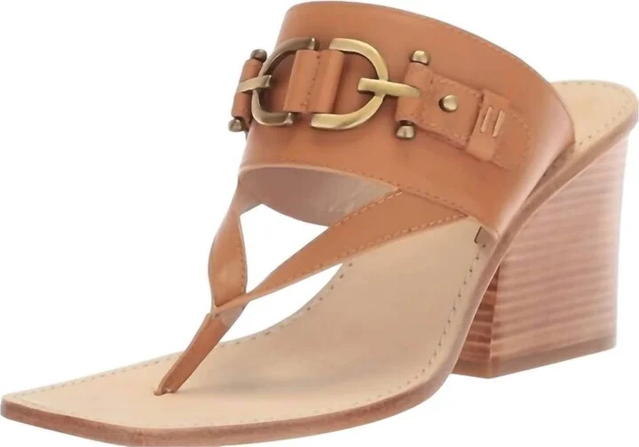 Women's Mimi Heeled Sandals In Fawn Baby Calf