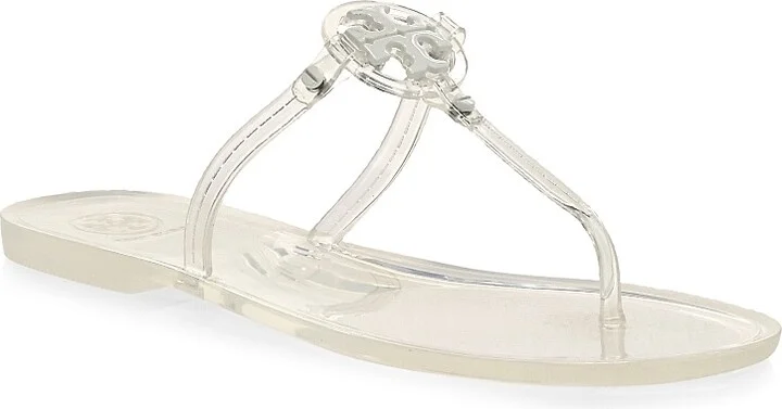 Women's Mini Miller Jelly Thong Sandals - Clear - Size 10 - Image 2
