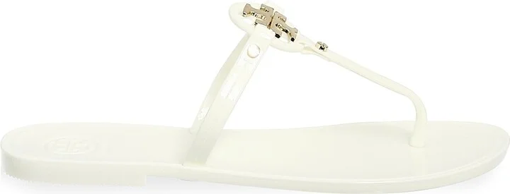 Women's Mini Miller Jelly Thong Sandals - Ivory - Size 5