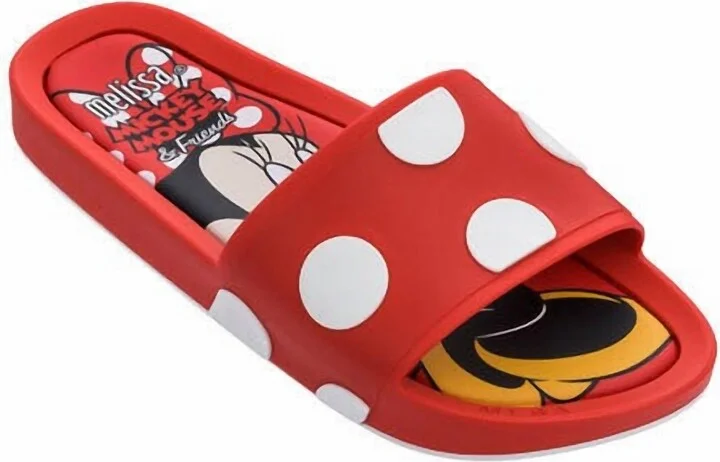 Women's Minnie Beach Slide In Red