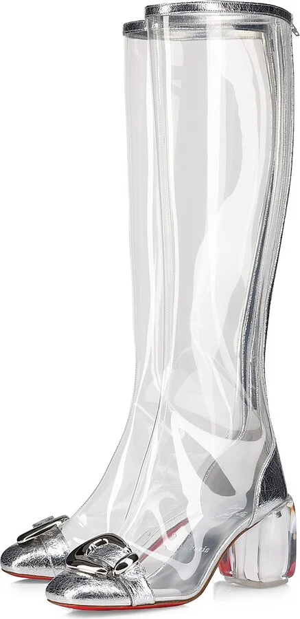 Women's Minny Bubble Botta Boots - Silver - Size 6 - Image 2