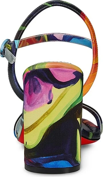 Women's Miss Jane 85MM Crepe Satin Sandals - Size 5.5 - Image 3
