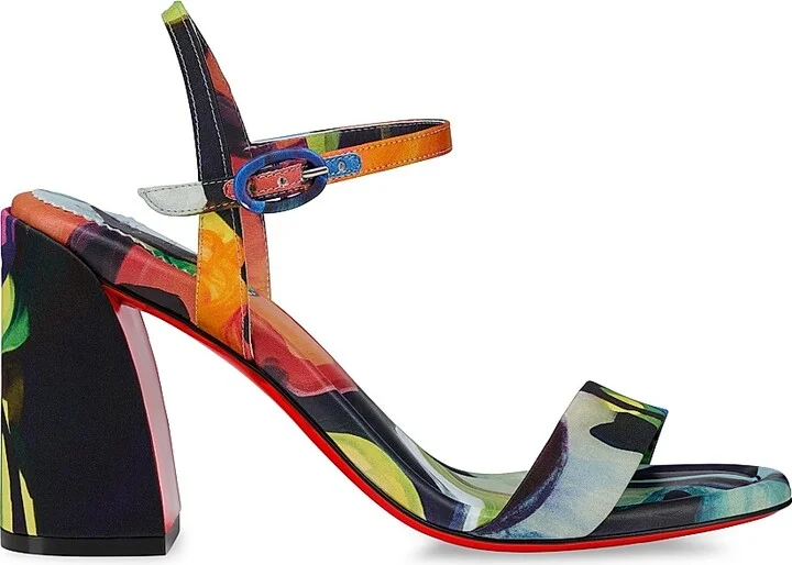 Women's Miss Jane 85MM Crepe Satin Sandals - Size 5.5
