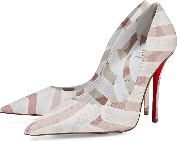 Women's Miss Z 100MM Canvas Pumps - Leche - Size 7 - Image 2